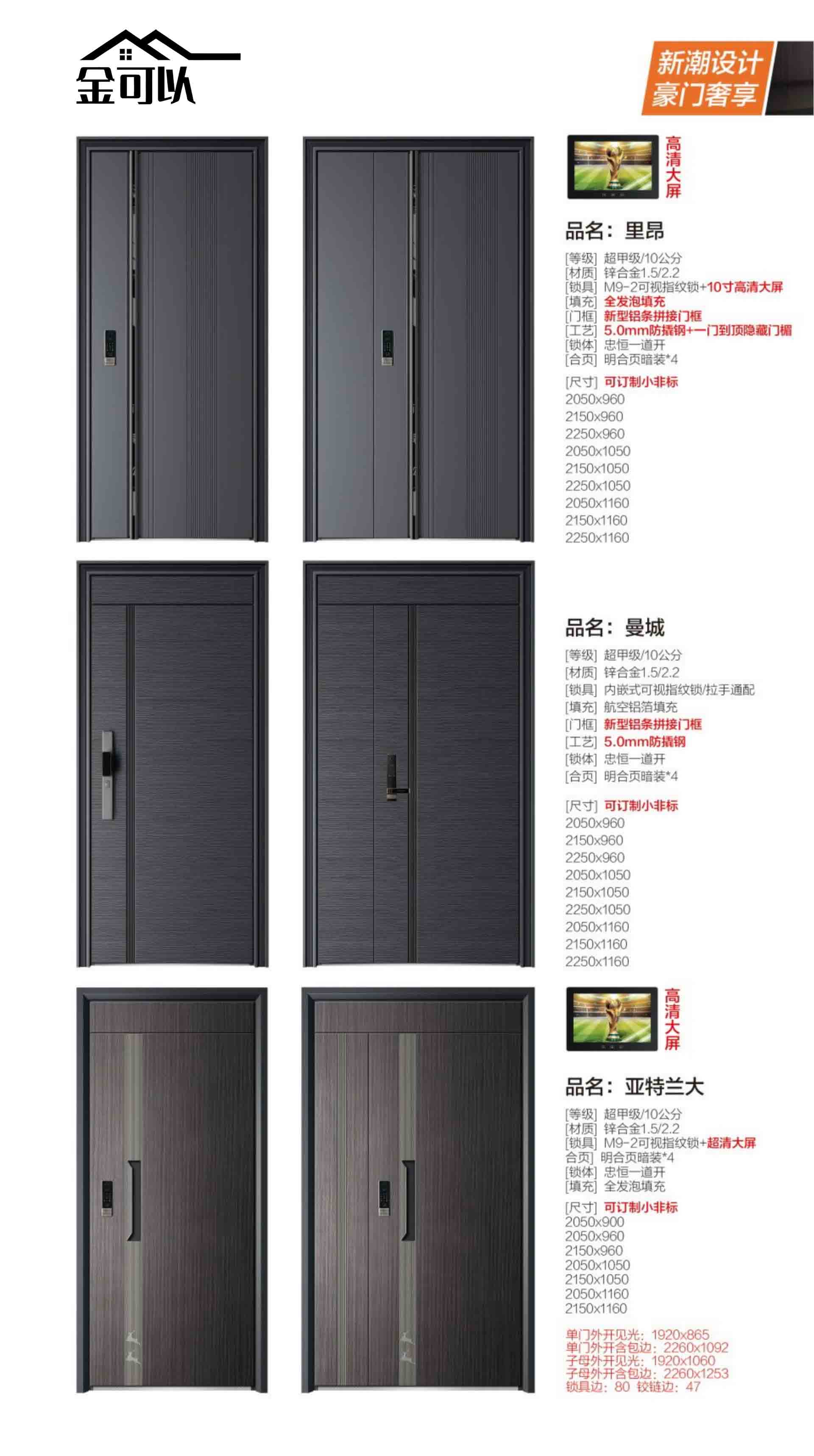 金可以別墅大門效果圖大全